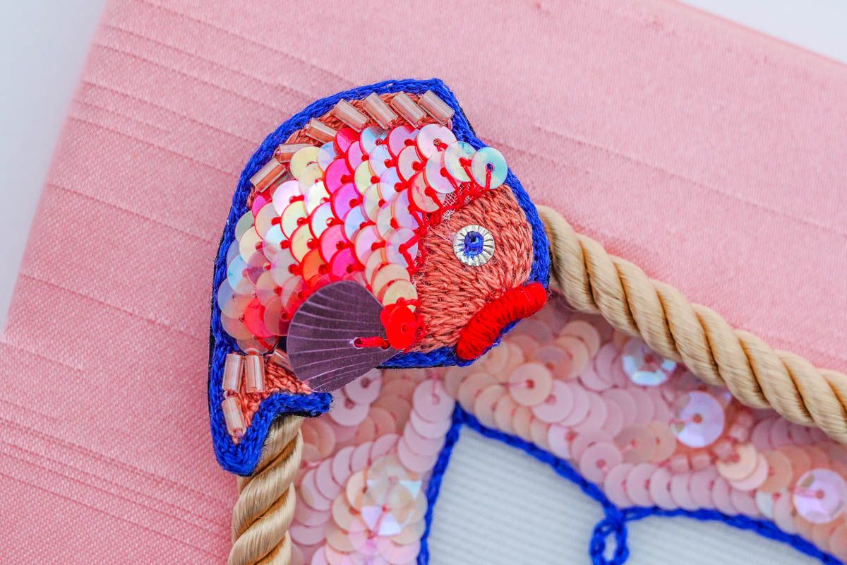 鯛の刺繍