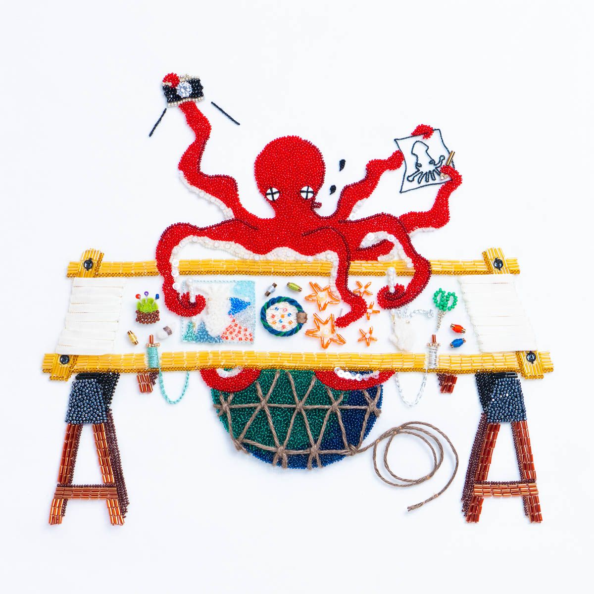 或るタコのオートクチュール刺繍作家の日常