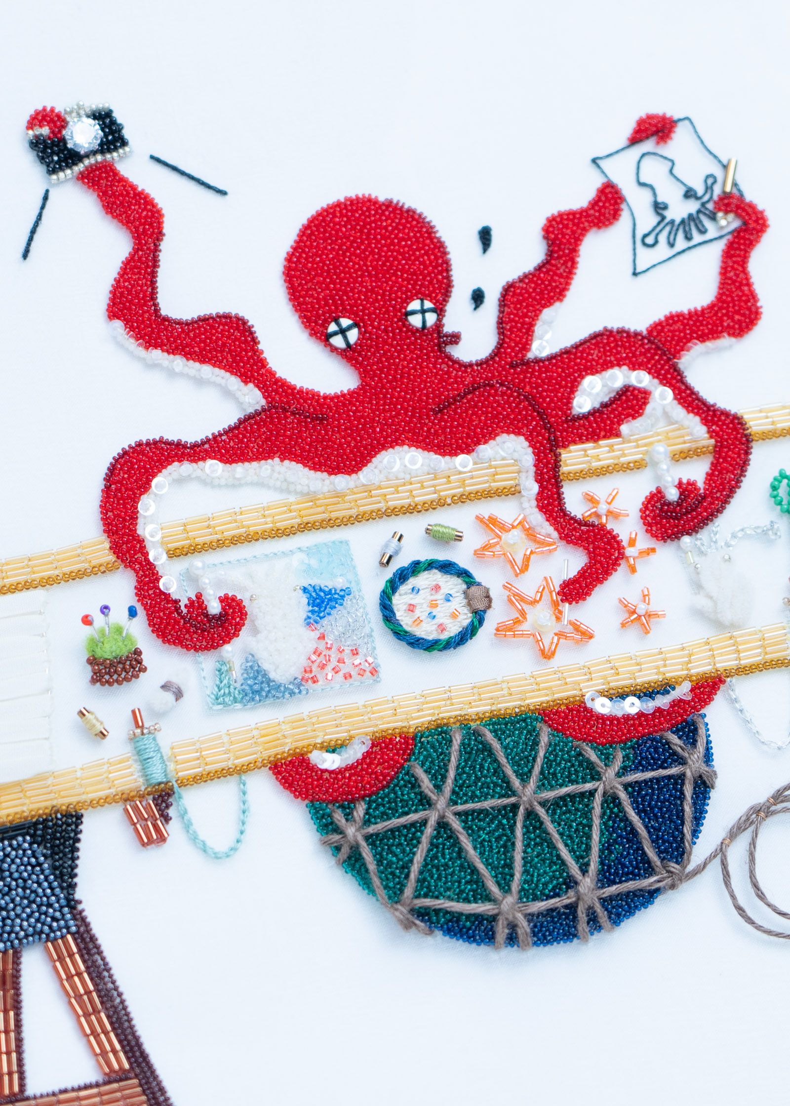 或るタコのオートクチュール刺繍作家の日常